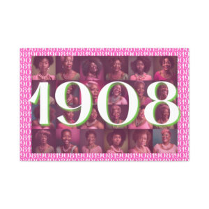 1908 AKA Pink Polyester Canvas